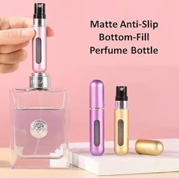 Pack of 5 Portable Mini Refillable Perfume Bottle With Spray.