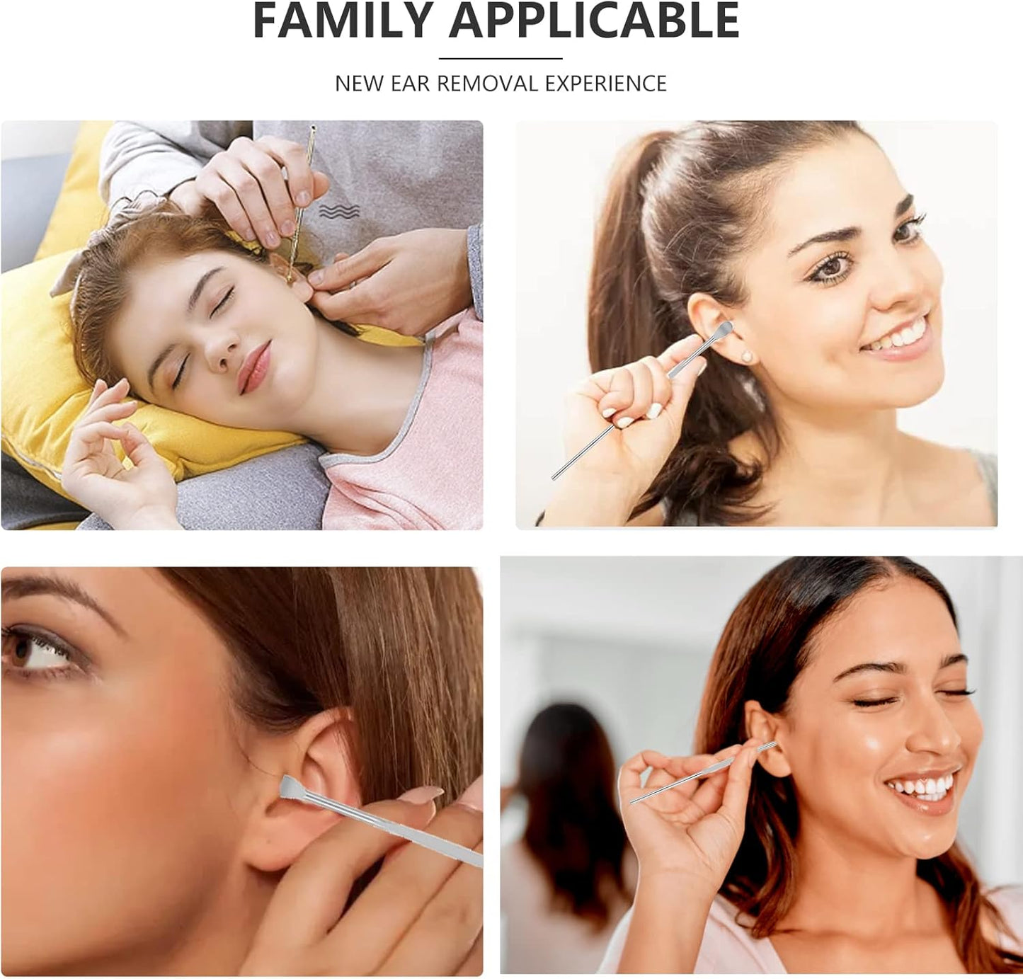 Premium Ear Wax Removal Kit 6 in 1 – Safe, Reusable & Professional Ear Cleaning Tool Set for All Ages