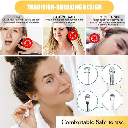 Ear Wax Removal Kit 6 in 1 – Premium Safe Ear Cleaning Tool Set | Buy 1 Get 1 Free Mega Offer Limited Time